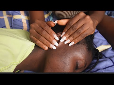 ASMR EARCLEANING AND NITPICKING WITH SOFT WHISPERS FOR DEEP SLEEP 