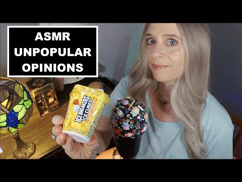 ASMR Gum Chewing Unpopular Opinions | Whispered