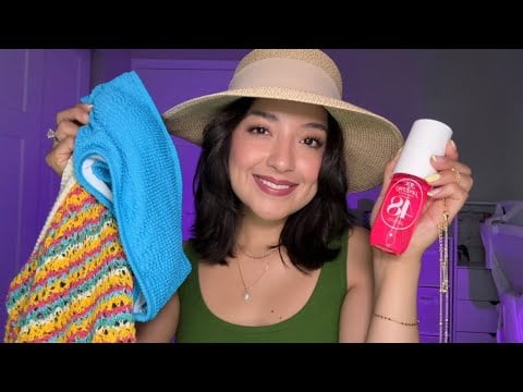 ASMR | Vacation clothes haul 🌸🏝️
