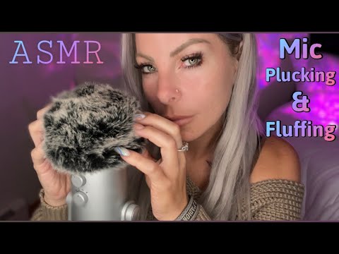 ASMR Whisper Rambles & Mic Fluffing , Plucking , Brushing - Relaxing Sounds For Sleep