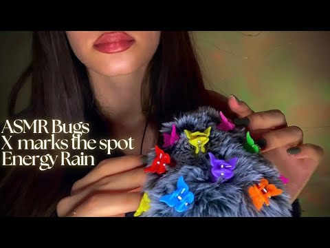 ASMR Searching for Bugs, X marks the spot, and Energy Rain 🪲🦋🌧️ 