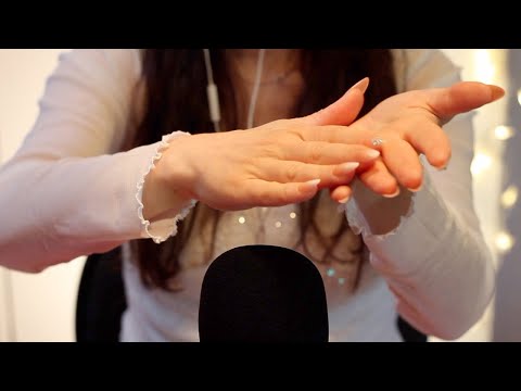 ASMR ✨Slow Hand Sounds and Mic Scratching✨ (no talking)