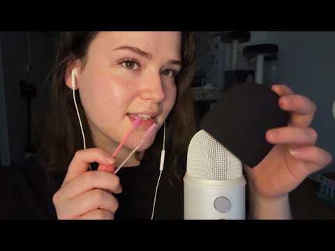 ASMR Mic Pumping, Swirling and Spoolie Nibbling