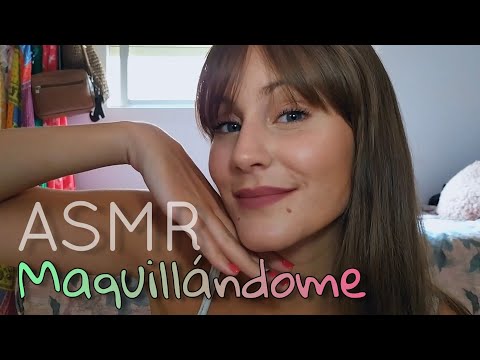 ASMR🎧 MAQUILLÁNDOME - Relájate mientras me maquillo (susurros para dormir)🤫 ASMR en ESPAÑOL