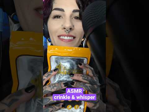 ASMR Crinkle Unboxing & Whispers- #asmrunboxing #asmrsounds #asmrshorts #asmrcrinkles #asmr