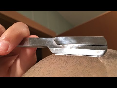 [ASMR] 2019 BARBER // STRAIGHT RAZOR Full Head Self Shave - SUPER TINGLES SOUNDS  [HD]