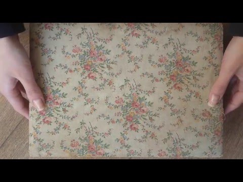 ASMR - Tracing and Scratching an old box