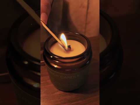 ASMR  キャンドルに火を灯す音 #candle