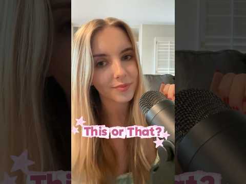 ASMR ~ This or That? (Part 6) #asmr #tapping #scratching #relax #satisfying