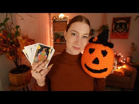 ASMR Rainy 🌧️ Relaxing Fall & Halloween Ramble 👻
