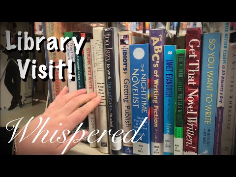 ASMR Library Visit! (Whispered) Gardening, Crafts etc/Page turning & book browsing with my daughter.