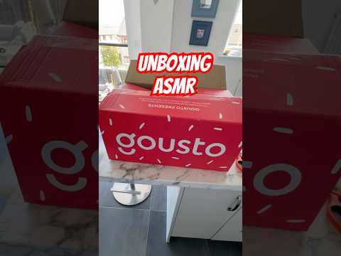 An ASMR Gousto unboxing Which meals have I chosen for this week #affiliate #goustocooking #whisper