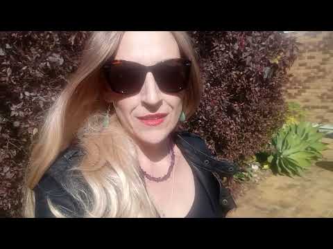 ASMR Serafina Leather Clad Play with my Dogs on a Sunny and Windy Day