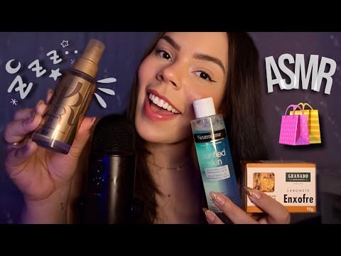 ASMR COMPRINHAS DE FARMÁCIA SUSSURRANDO & FOFOCANDO