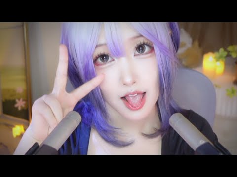 ASMR 💚🖤 快速口腔音