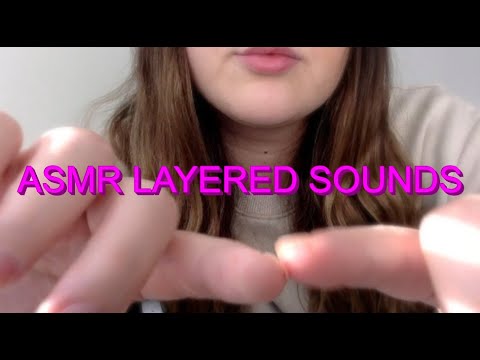 ASMR LAYERED SOUNDS 🌹 VISUAL TRIGGERS