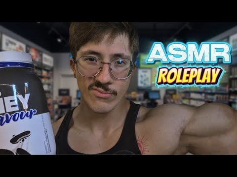 ASMR ROLEPLAY | VENDEDOR DE SUPLEMENTOS TE DÁ DICAS PARA SECAR 💪🏻🔥 (Dicas reais)
