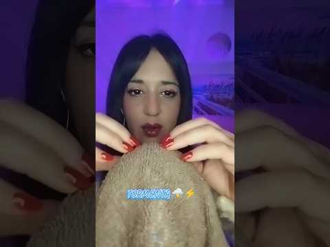 Tormenta ⛈️⚡ #asmr #relax #tingles #tapping #asmrtingles #asmrshorts #triggers #asmrtriggers