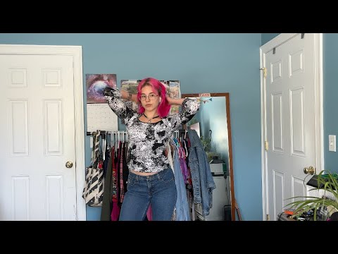 Asmr try on thrift haul