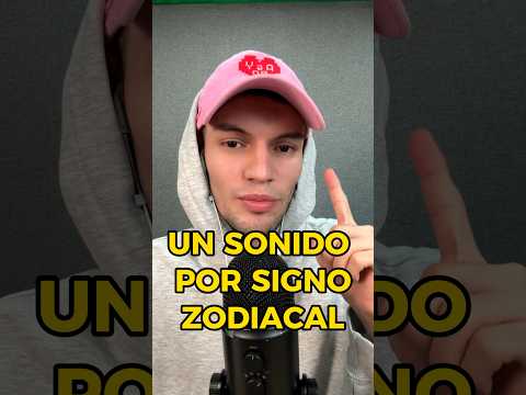 HAGO UN SONIDO POR CADA SIGNO ZODIACAL #asmr sonidos para dormir #shorts #viral #asmrsounds