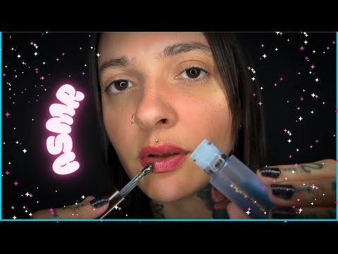 ASMR bem caseirinho com sons de GLOSS ✨