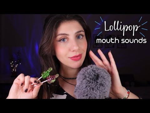 ASMR • Intense Lollipop Mouth Sounds - Tingly & Sparkly sounds