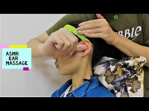 Soothing ASMR Ear Massage with Oil (Real Person) | Gentle Hand Movements to Calm Your Mind