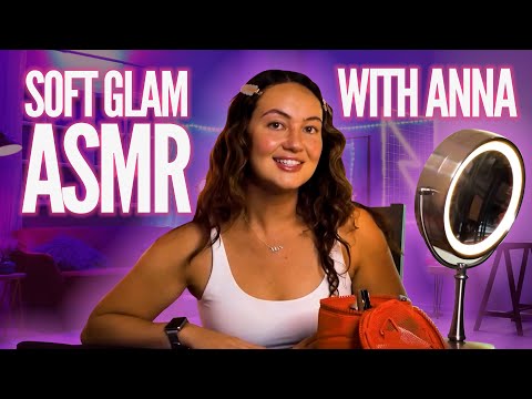 ASMR Soft Glam Whispered Makeover 💄Gentle Brushes & Whispers 🎨ASMR Makeover for Stress Relief