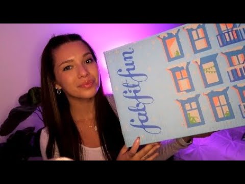 ASMR - Winter 2022 FabFitFun Unboxing! | $300 Beauty Unboxing 💋