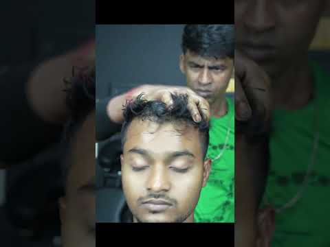ASMR Rhythmic Head Massage With Neck Crack #shorts #headscratching #neckcrack