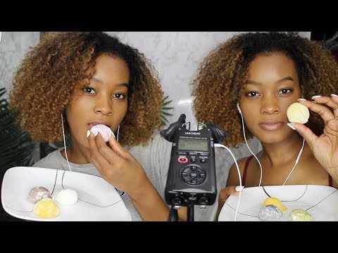 ASMR | Twin MOCHI Eating 🍡