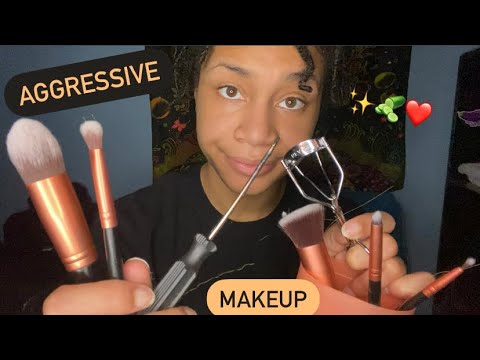 ASMR - Aggressive Makeup (Melinda)