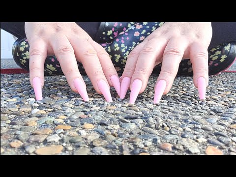 ASMR Fast Scratching On A Stone Driveway-No Talking(Lo-fi)