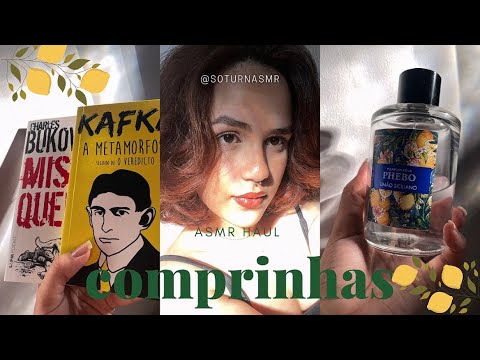 ASMR HAUL DAS MINHAS COMPRAS MAIS RECENTES 🍋 (voz suave, sussuros…) #asmrcommunity #asmrsounds