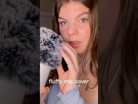 ASMR Fluffy Mic Cover Brushing & Scratching #asmr