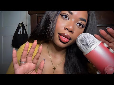 ASMR Fast & Aggressive Mouth Sounds👄, Fabric Scratching, Clicky Rambles (1 HOUR)