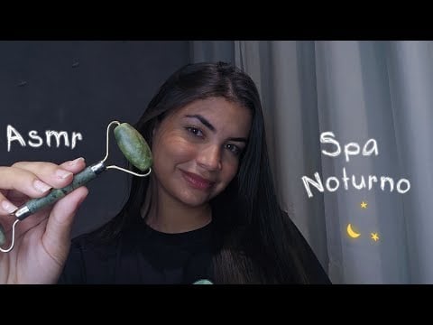 ASMR ROLEPLAY Spa Noturno que vai te deixar com muito sono 💤🫧 (Com voz suave e toques na tela)