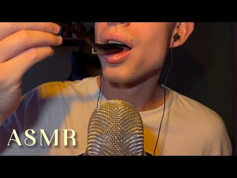 ASMR | Eating Your Stress With a Spoon 🥄 (scooping, mouth sounds, personal attention)