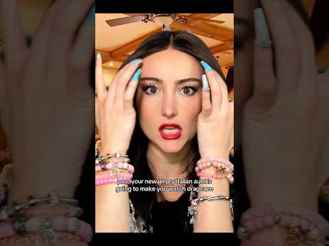 pov: your new jersey italian aunt wants you to watch drag race #asmr