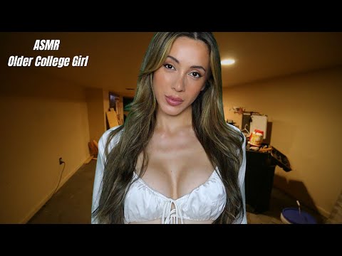 ASMR Older College Girl Plays Hard To Get | soft spoken