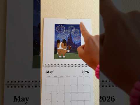 may winton calendar update 🤎 #asmr #bluey