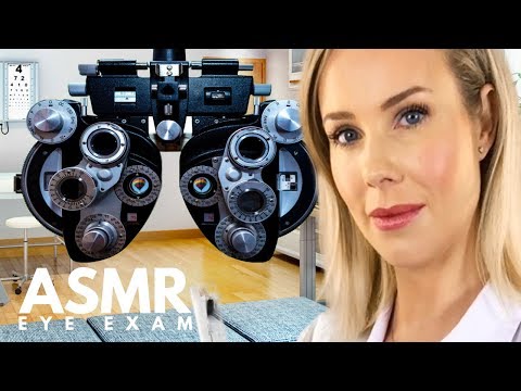 ASMR Examination 👁👁 Eye Exam 🔎 Relaxing Doctor Check Up