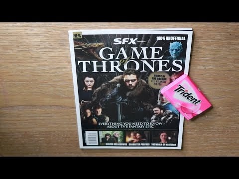 GAME OF THRONES MAGAZINE ASMR TRIDENT