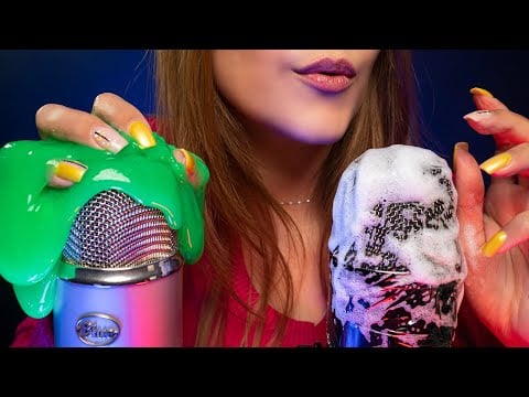 Asmr con ESPUMA para DORMIR EN 10 MINUTOS | ASMR Español | Asmr with Sasha