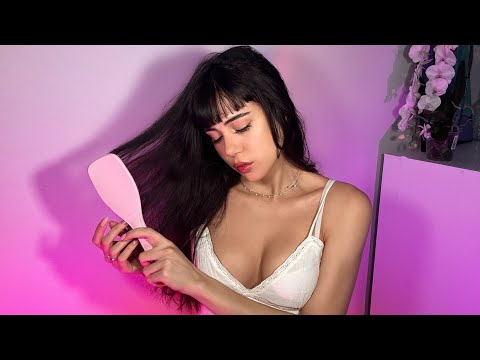 ASMR Hair brush ✨ Cepillando el cabello