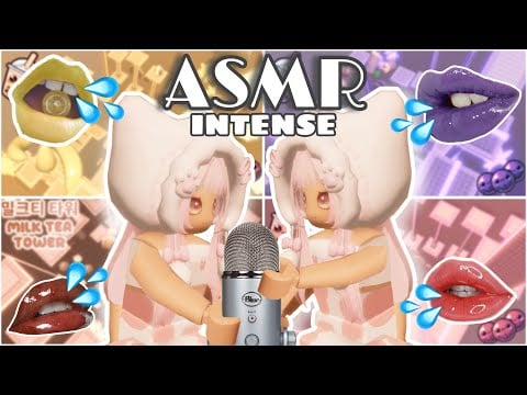 Roblox ASMR ~ Intense Layered Mouth Sounds 100% Sensitivity