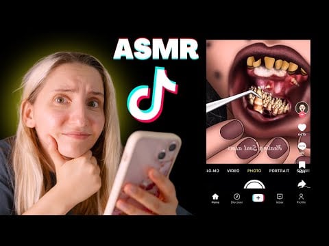 ASMR FR | Une ASMR Artist RÉAGIT Aux TIKTOK ASMR 🤯 (4k)