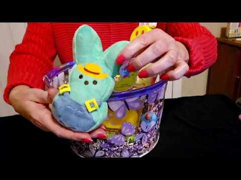 ASMR | Easter Basket Stuffing Show & Tell w/Treats & Candy (Soft Spoken)