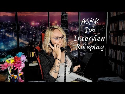 ASMR | Realistic Job Interview Roleplay | Office Roleplay