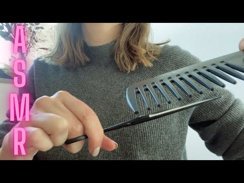 ASMR Frisørsalon ✂️ Realistisk klipning & hovedbundsmassage 💆‍♀️